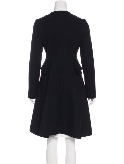 black dior jacket women's|christian Dior long wool overcoat.